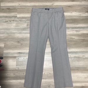 Excellent condition. Express, Editor Barely Boot, Low rise, lite gray.